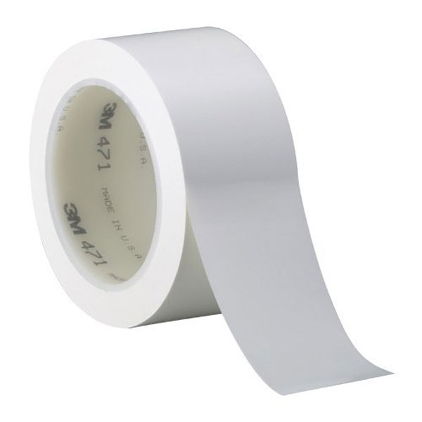 3M Vnl Tape 471 White 1 X 36Yd