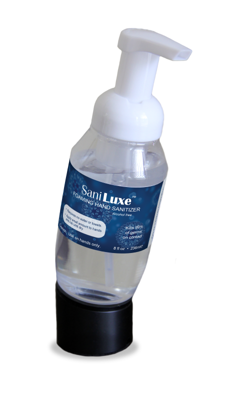 Celeste Alcohol Free Foaming Hand Sanitizer 8 Oz Threaded Bottle