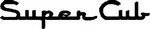 Super Cub Decal White