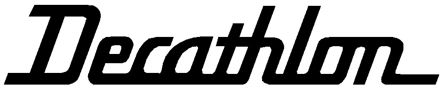 Decathlon Decal Black