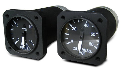UMA 1-1/4 Electric Water Pressure Gauge 0 - 15 PSI TSO