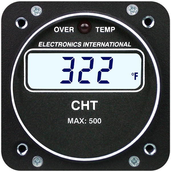 Electronics International C-1P Primary CHT One Channel Gauge 2-1/4 TSO