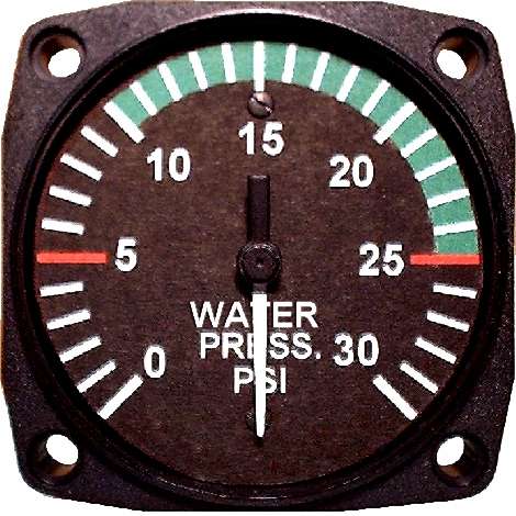 UMA 2-1/4 Electric Water Pressure Gauge 0 - 15 PSI TSO