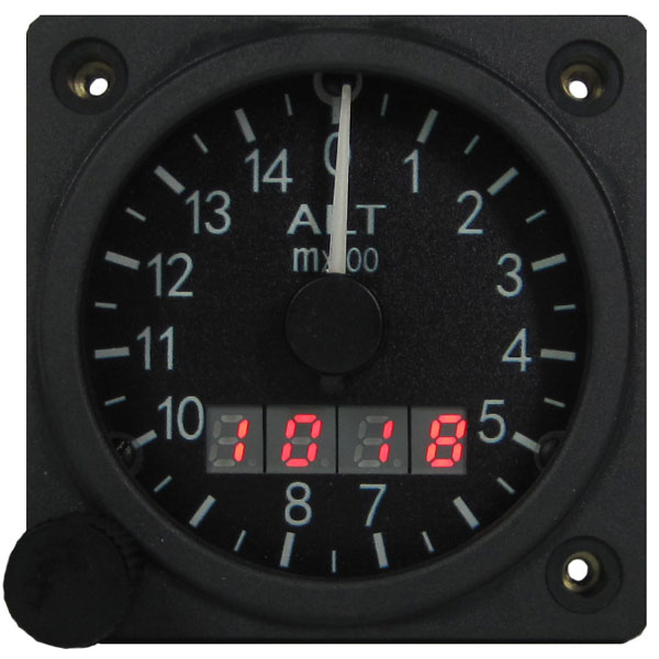 Swift 2-1/4 Altimeter 0-10K Foot 1 Pointer Baro Mb Inhg