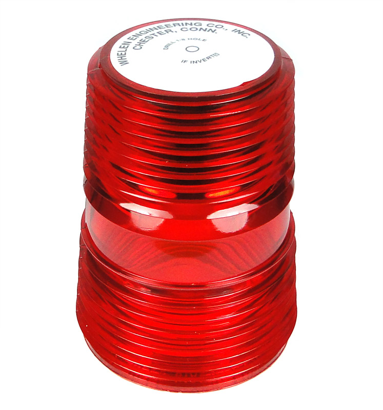 Whelen A402R Red Lens - Old Style