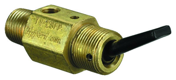 2 Way Toggle Valve 1/8 NPT Male Inlet Plastic Toggle