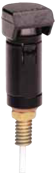 Whelen LED Post Light 28V Red Long Black