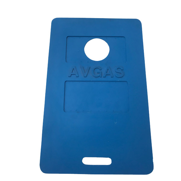 FUELING MAT AVMAT-AVGAS1 BLUE TOP HOLE