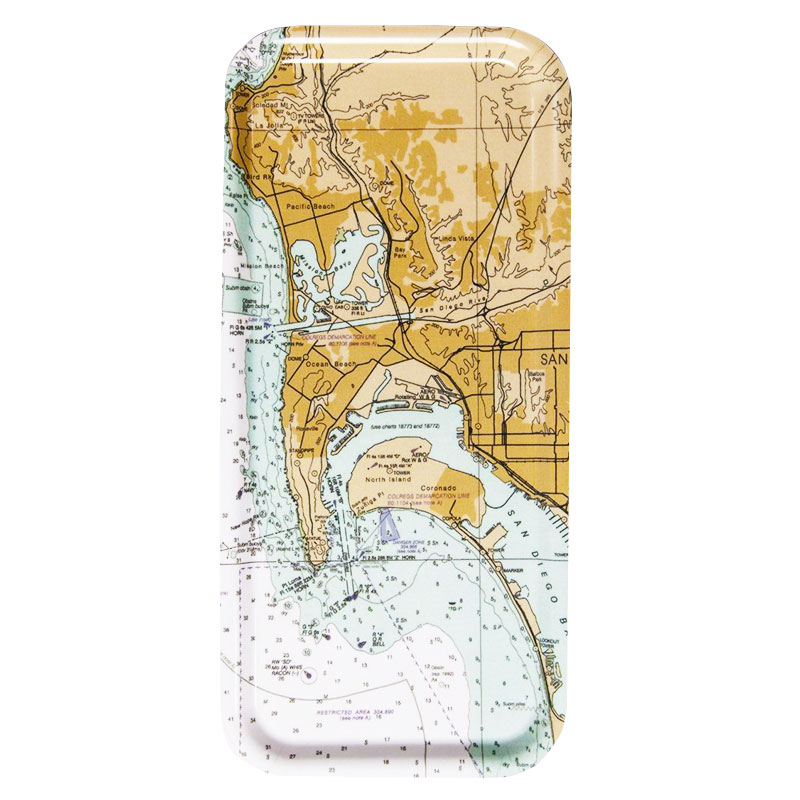SAN DIEGO AERONAUTICAL CHEESE AND CRACKER TRAY