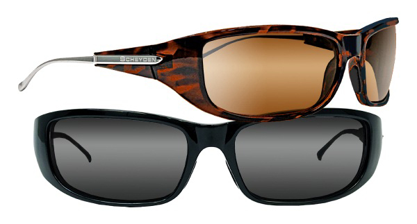 Scheyden Jet A Black Frame Polarized Bronze Lens