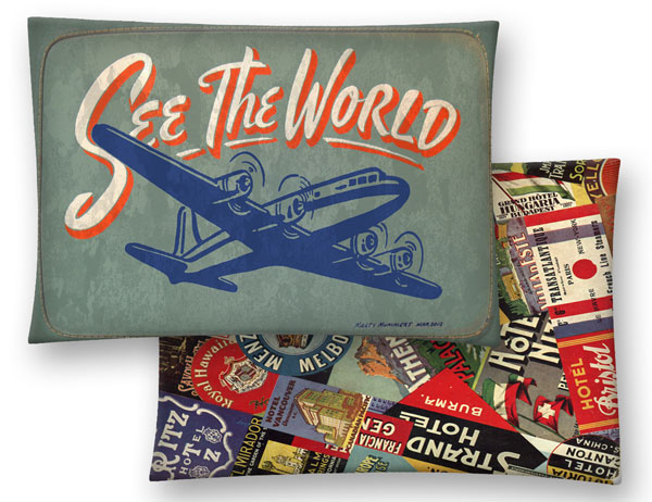 Pillow See The World