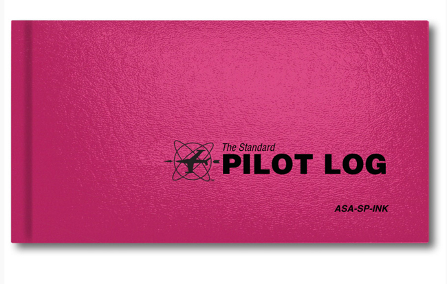 ASA Standard Pilot Log - Pink