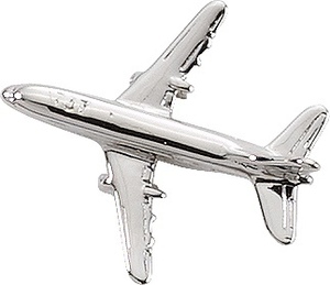 Boeing 737 (3-D Cast) Tackette Silver