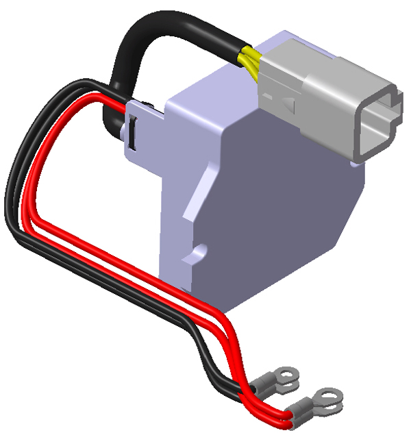 ROTAX 864-395 REGULATOR B GRAY CONNECTOR FOR 912IS
