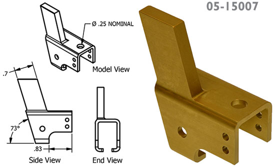 MC1414104-65 Right Seat Roller Housing For Cessna