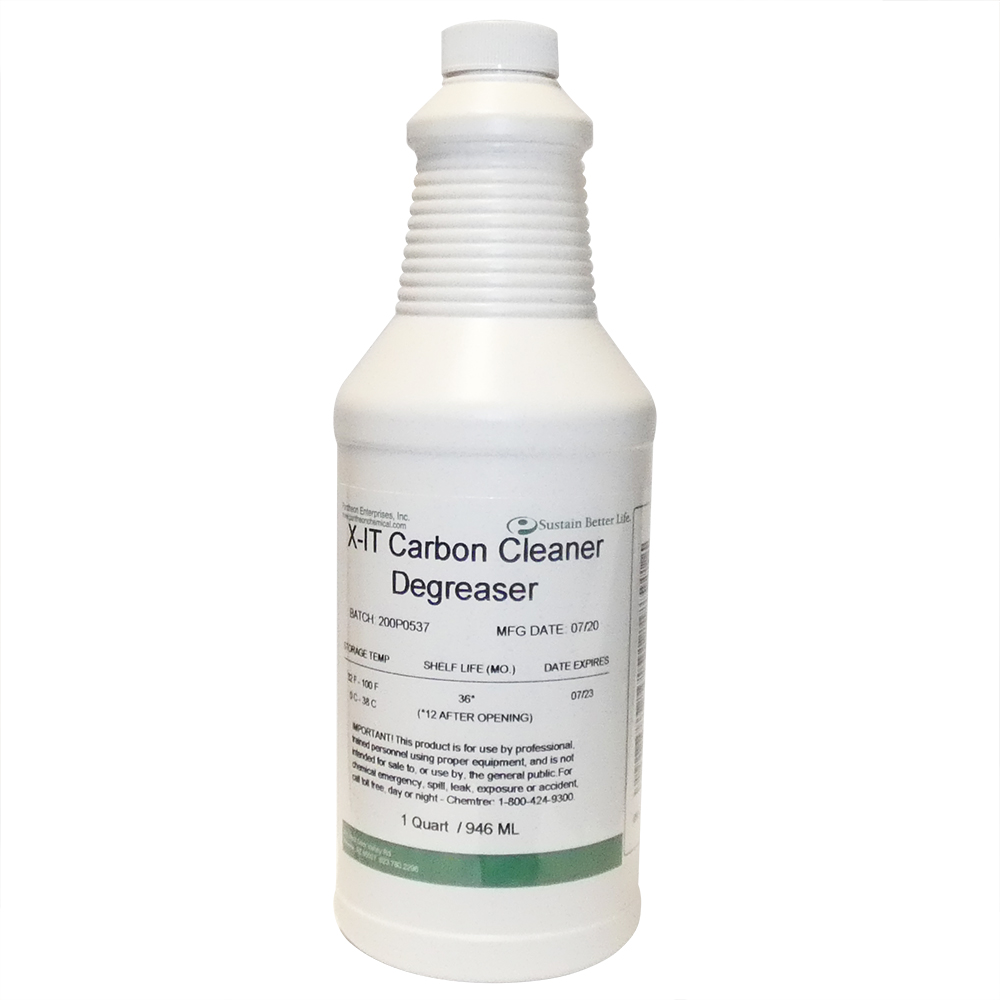 PANTHEON 080-1228 X-IT CARBON CLEANER DEGREASER REMOVER QT