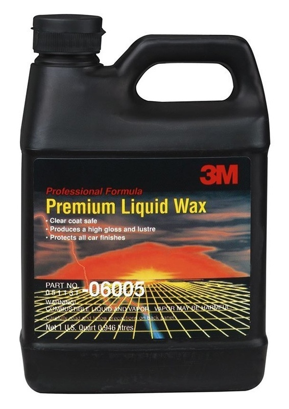 3M Premium Liquid Wax Quart
