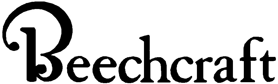 Beechcraft Decal White