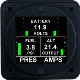 Aerospace Logic Fuel Pressure And Ammeter Kit FA200K