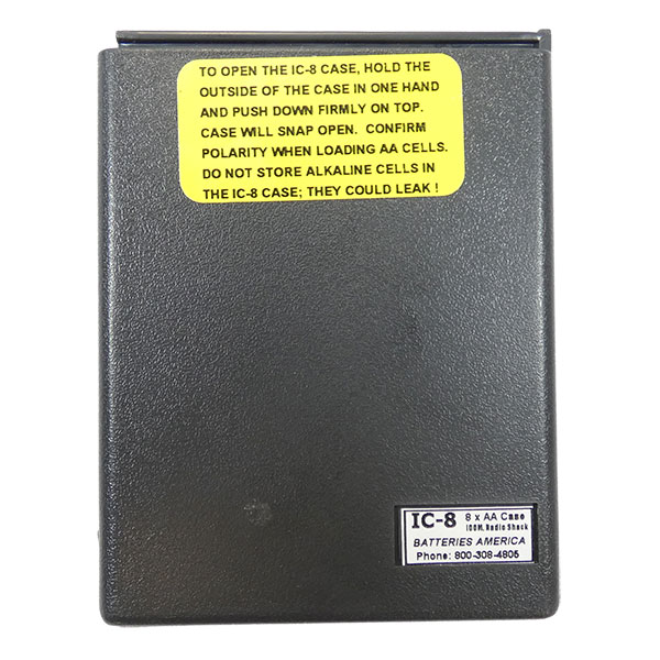 Ic 8 Aa 8 Cell Battery Case For Icom And Delcom Radios