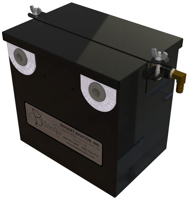Bogert Battery Box With Lid For Cessna 172