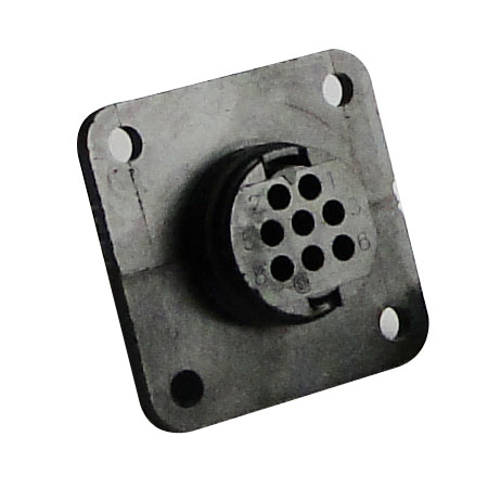 Amp 8 Pin Male Cpc Bulk Head Base Plug 11 Shell