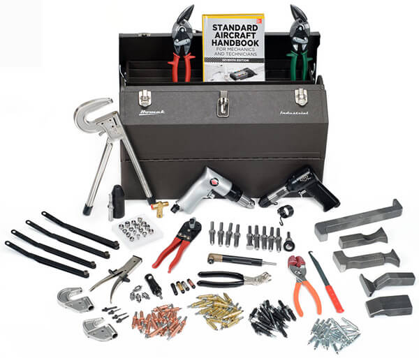 ATS Deluxe Riveting Kit With Economy 3X Rivet Gun