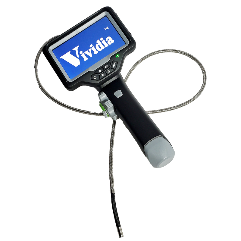 Vividia Ct-6010 LCD & WiFi 2-Way Articulation Video Borescope 6MM Diameter