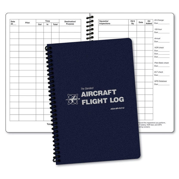 ASA Aircraft Flight Logbook