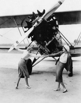 Postcard Boeing 40B Pub Shot