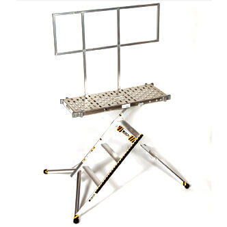 X-DECK 3-STEP 18 PRO WITH SINGLE SIDED HANDRAIL