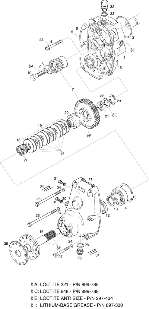 ROTAX 827-841 ANGULAR RING