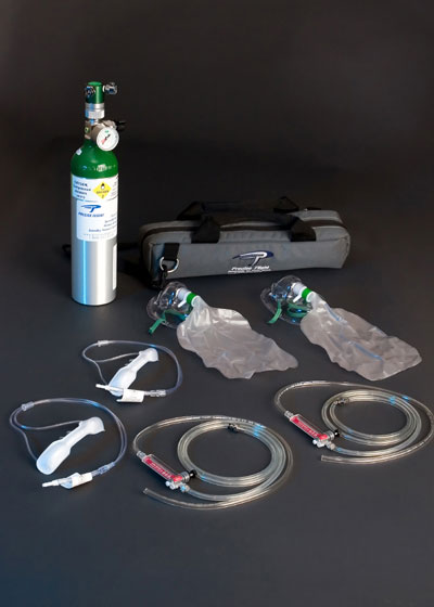 Precise Flight Oxypack 2-Person Portable Oxygen System 6.3 Cu Foot Cylinder