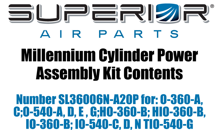 Superior Millennium Cylinder SL36006N-A20P Complete Assembly