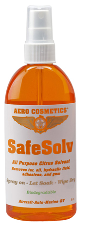 Aero Cosmetics Safesolv Solvant 8Oz