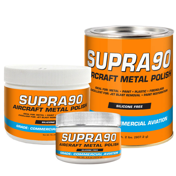 SuprA90 Aircraft Metal Polish - 4.5 Oz.