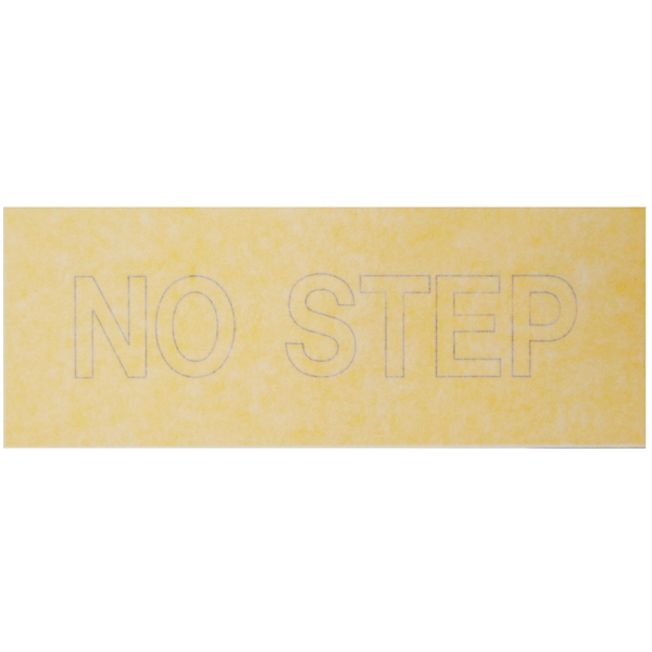 Die-Cut Stencil No Step 1