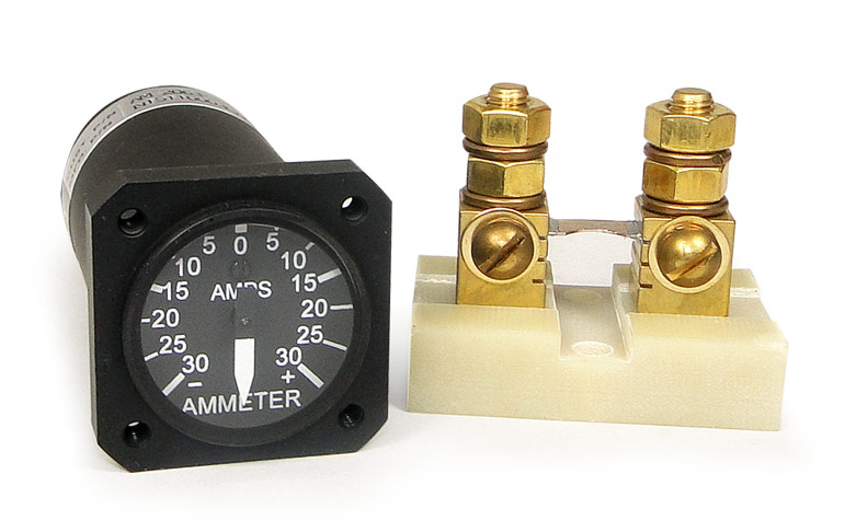 UMA 1-1/4 Amp Gauge -100/0/+100 270 Degree With Shunt Non-TSO