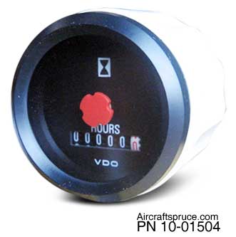 2-1/4 12 VDC VDO Hourmeter
