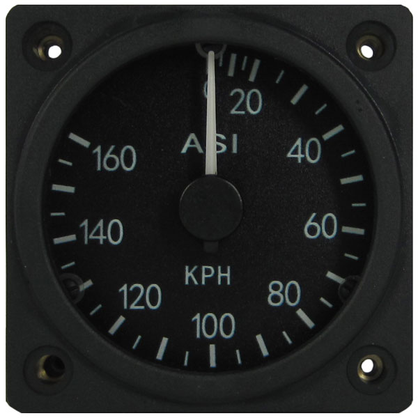 Swift 2-1/4 Airspeed Indicator 0-120 Knots