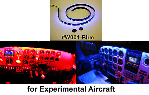 Pilot Flx LED Inst Blue 24V