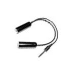 Flightcom Fc 06 Single Mic .206 To Dual Mic Adapter