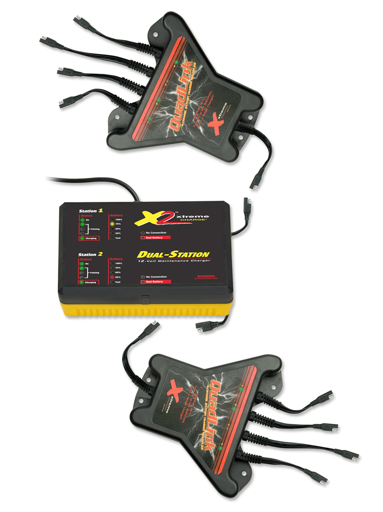 Pulsetech Quadlink 8 Station 12V Battery Charger Kit