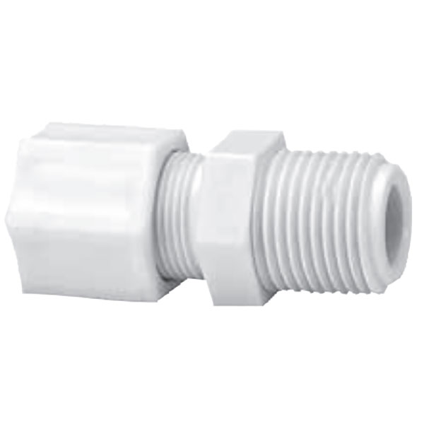 1/4 Tube 1/4 Male NPT Nylon Compression Connector