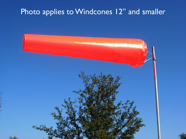 Windcone Vinyl Windsock 18 X 60