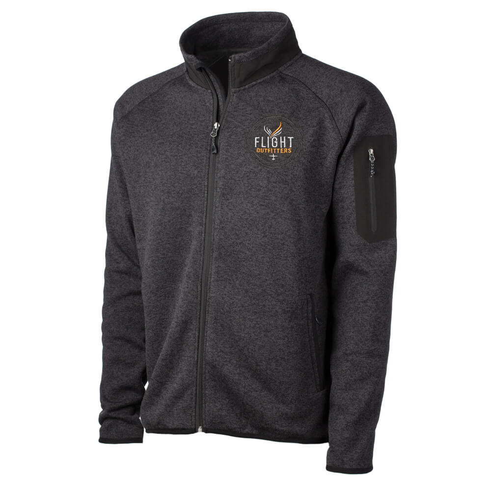 Flight Outfitters Mens Fairbanks Fleece - Heather Stone - Xl