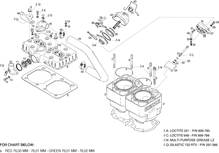 ROTAX 841-580 HEX. SCREW M6X8