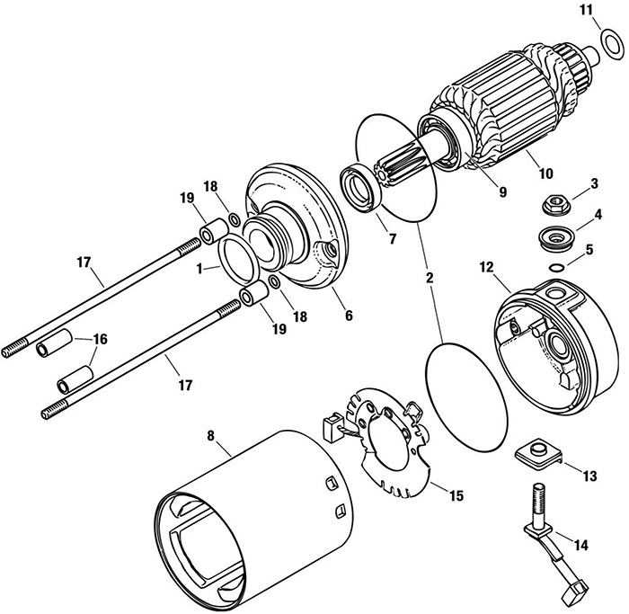 ROTAX CERTIFIED CARBON BRUSH ASSY 264180