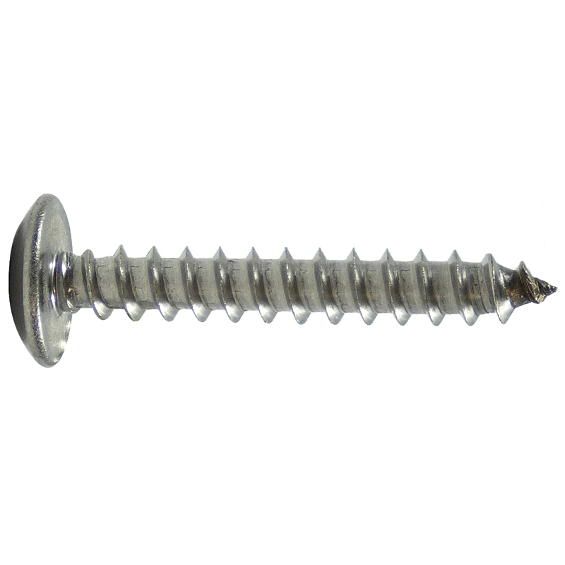 6X3/8-A-Tr-Ph-Stainless Steel Sht Met Screw