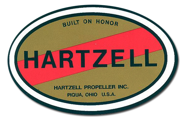 Hartzell Prop Decal Bold Blk